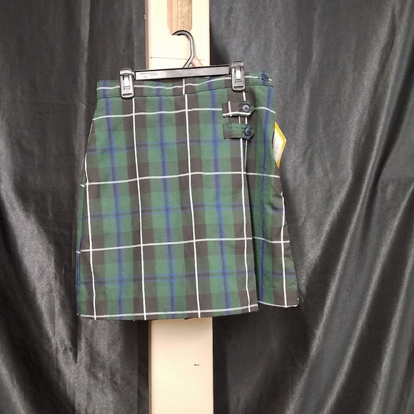Columbia Green and Blue Wrap Skort Casual Mini - Picture 1 of 17
